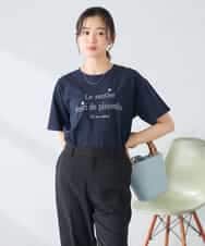 K2KGD29029 a.v.v(アー・ヴェ・ヴェ) 【UVカット/接触冷感】ロゴTシャツ ネイビー