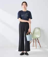 K2KGD29029 a.v.v(アー・ヴェ・ヴェ) 【UVカット/接触冷感】ロゴTシャツ ネイビー