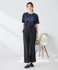 K2KGD29029 a.v.v(アー・ヴェ・ヴェ) 【UVカット/接触冷感】ロゴTシャツ ネイビー