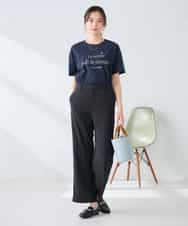 K2KGD29029 a.v.v(アー・ヴェ・ヴェ) 【UVカット/接触冷感】ロゴTシャツ ネイビー