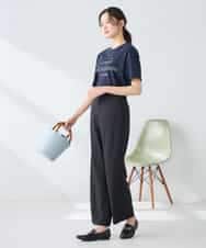 K2KGD29029 a.v.v(アー・ヴェ・ヴェ) 【UVカット/接触冷感】ロゴTシャツ ネイビー