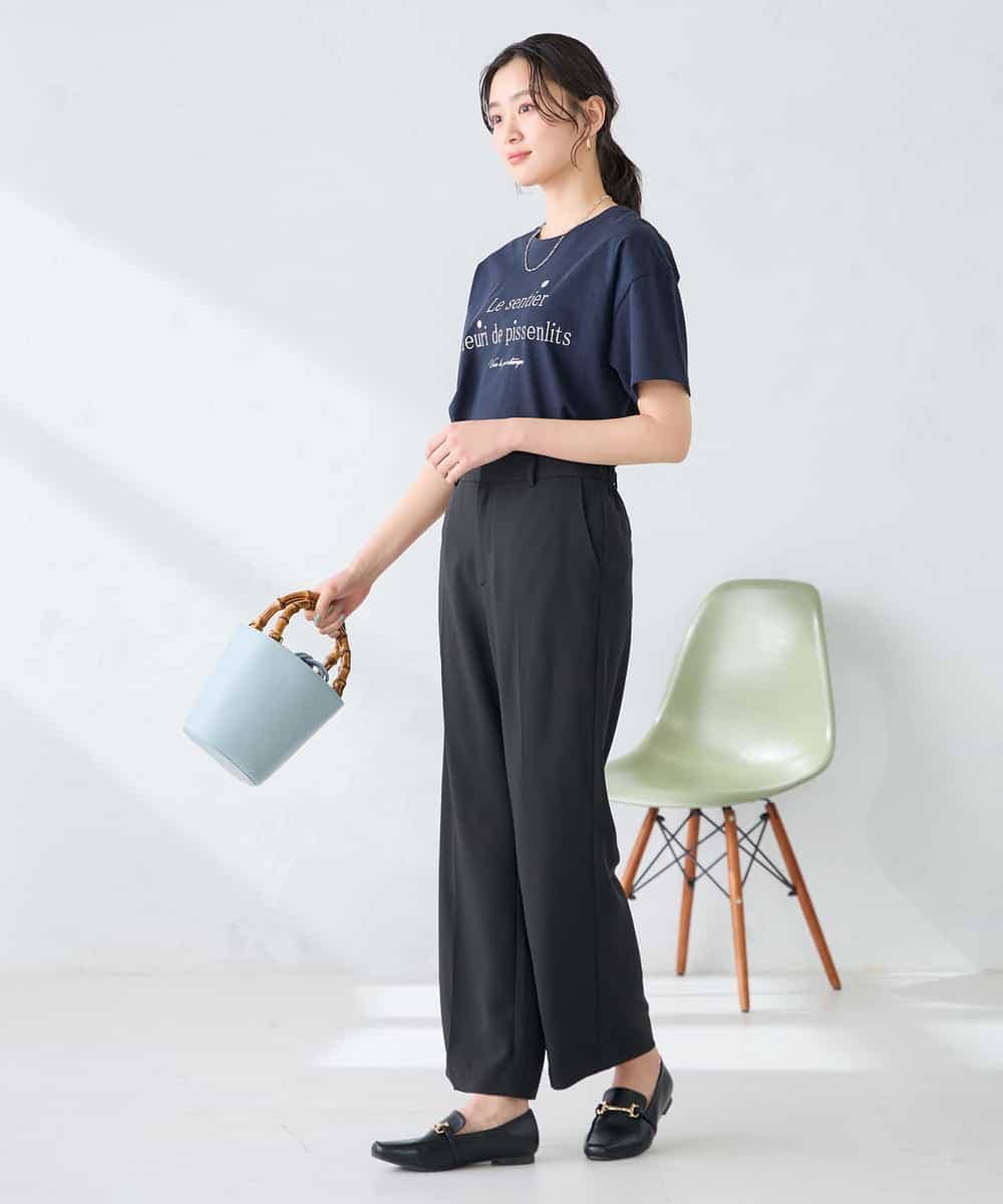 K2KGD29029 a.v.v(アー・ヴェ・ヴェ) 【UVカット/接触冷感】ロゴTシャツ ネイビー