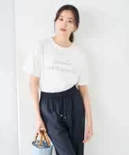 K2KGD29029 a.v.v(アー・ヴェ・ヴェ) 【UVカット/接触冷感】ロゴTシャツ ネイビー
