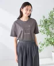 K2KGD29029 a.v.v(アー・ヴェ・ヴェ) 【UVカット/接触冷感】ロゴTシャツ ネイビー
