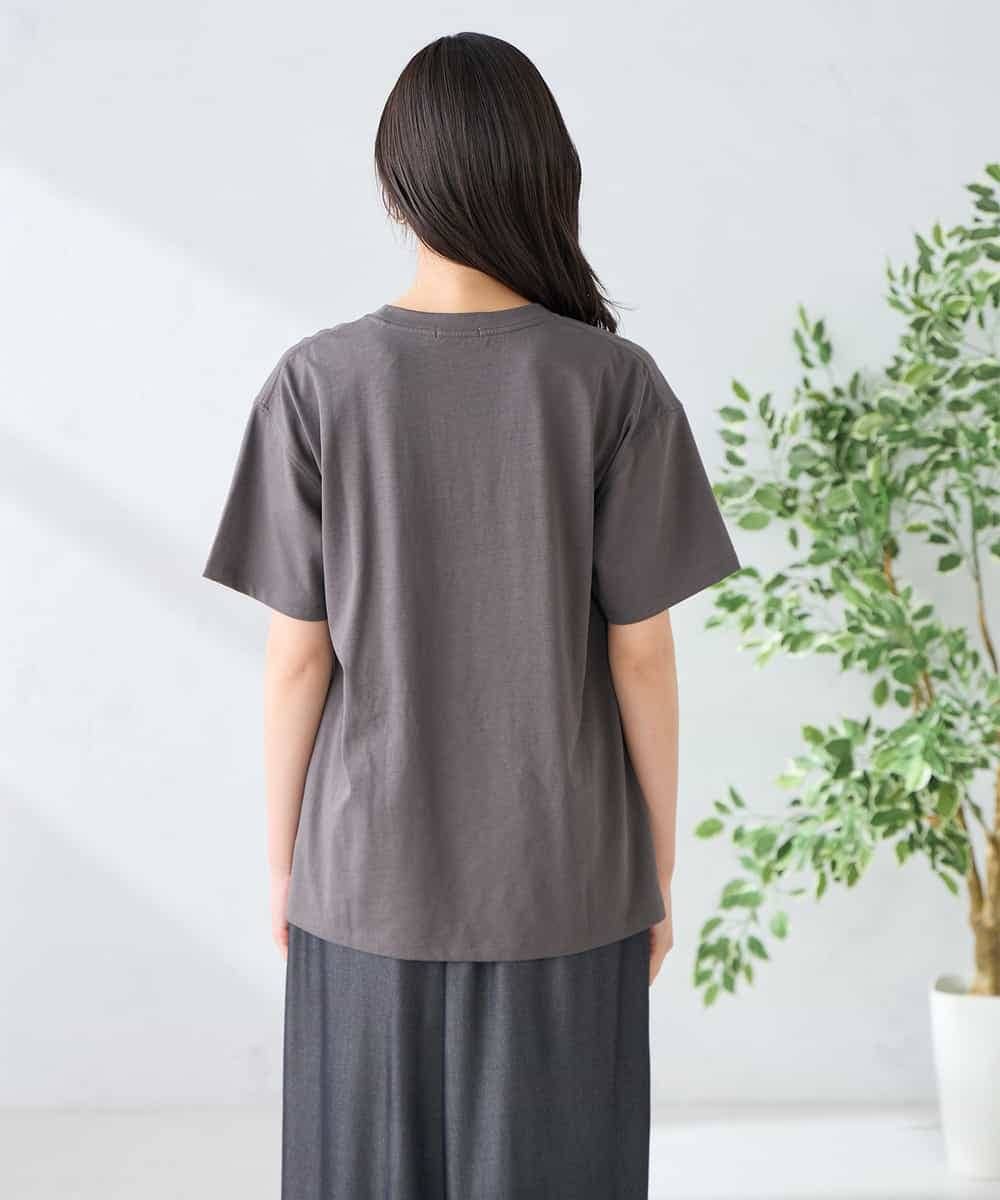 K2KGD29029 a.v.v(アー・ヴェ・ヴェ) 【UVカット/接触冷感】ロゴTシャツ ネイビー