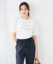 K2KGD29029 a.v.v(アー・ヴェ・ヴェ) 【UVカット/接触冷感】ロゴTシャツ ホワイト