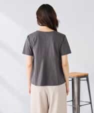 K2KGD36044 a.v.v(アー・ヴェ・ヴェ) フリルドッキングTシャツ ホワイト