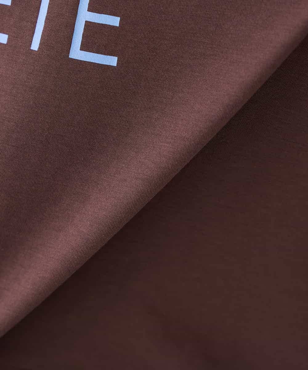 K2KGD39035 a.v.v(アー・ヴェ・ヴェ) ゆるプリントTシャツ ダークグレー（ロゴ）