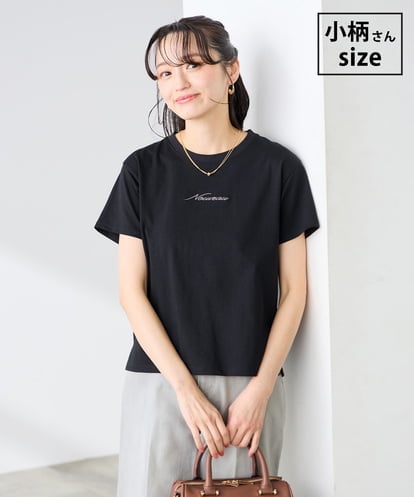 K3KGD28029  【低身長サイズ/UVカット/接触冷感】コンパクトロゴTシャツ