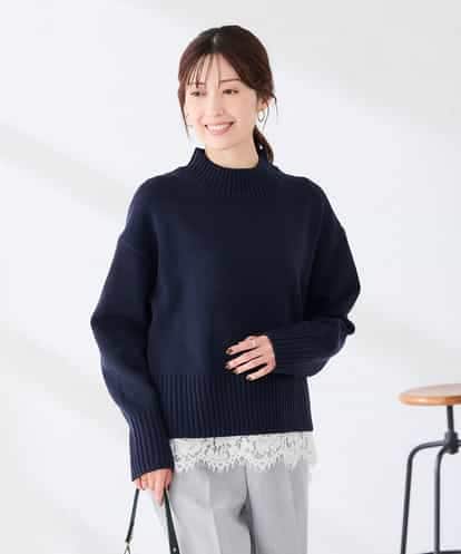 K6FAG18044 a.v.v 【WEB限定】クロップドバックスリットニット