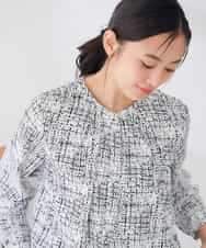 KBBJE01059 a.v.v(アー・ヴェ・ヴェ) 【洗える】 ボウタイブラウス  ホワイト