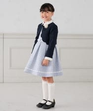 KG2CD01024 a.v.v KIDS(アー・ヴェ・ヴェ) [KIDS]【2026セレモニー】パール調フラワーコサージュ アイボリー