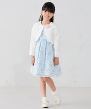 KG2CD01024 a.v.v KIDS(アー・ヴェ・ヴェ) [KIDS]【2026セレモニー】パール調フラワーコサージュ アイボリー