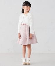 KG2CD01024 a.v.v KIDS(アー・ヴェ・ヴェ) [KIDS]【2026セレモニー】パール調フラワーコサージュ アイボリー