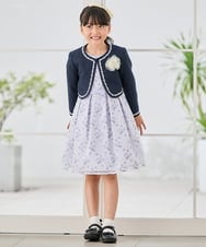 KG2CD02021 a.v.v KIDS(アー・ヴェ・ヴェ) [KIDS]【2026セレモニー】ラメフラワーコサージュ アイボリー