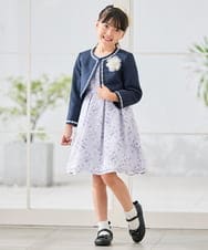KG2CD02021 a.v.v KIDS(アー・ヴェ・ヴェ) [KIDS]【2026セレモニー】ラメフラワーコサージュ アイボリー