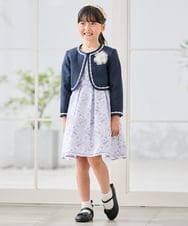 KG2CD02021 a.v.v KIDS(アー・ヴェ・ヴェ) [KIDS]【2026セレモニー】ラメフラワーコサージュ アイボリー