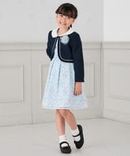 KG2CD02021 a.v.v KIDS(アー・ヴェ・ヴェ) [KIDS]【2026セレモニー】ラメフラワーコサージュ ラベンダー