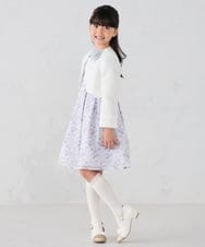 KG2CD02021 a.v.v KIDS(アー・ヴェ・ヴェ) [KIDS]【2026セレモニー】ラメフラワーコサージュ ラベンダー