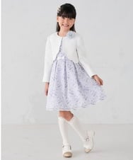 KG2CD02021 a.v.v KIDS(アー・ヴェ・ヴェ) [KIDS]【2026セレモニー】ラメフラワーコサージュ ラベンダー