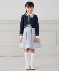 KG2CD02021 a.v.v KIDS(アー・ヴェ・ヴェ) [KIDS]【2026セレモニー】ラメフラワーコサージュ ラベンダー
