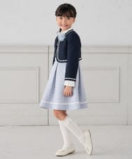 KG2CD02021 a.v.v KIDS(アー・ヴェ・ヴェ) [KIDS]【2026セレモニー】ラメフラワーコサージュ ラベンダー
