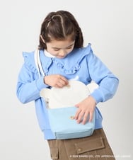 KG5ED01044 a.v.v KIDS(アー・ヴェ・ヴェ) 【数量限定】[シナモロール／ポチャッコ]お顔ショルダーバッグ ライトブルー