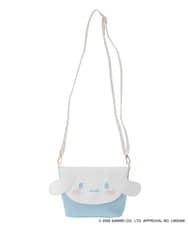 KG5ED01044 a.v.v KIDS(アー・ヴェ・ヴェ) 【数量限定】[シナモロール／ポチャッコ]お顔ショルダーバッグ ライトブルー