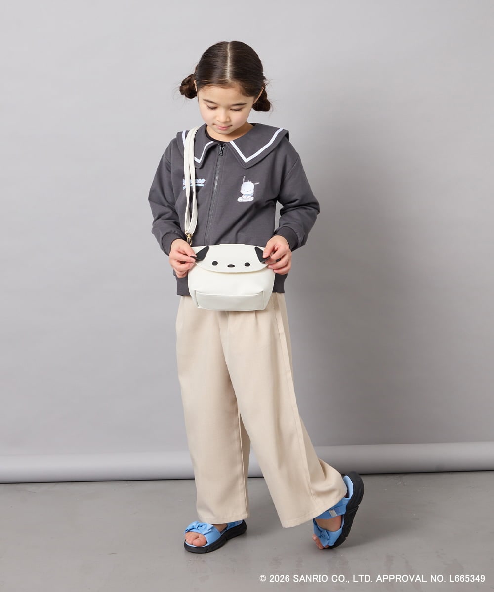KG5ED01044 a.v.v KIDS(アー・ヴェ・ヴェ) 【数量限定】[シナモロール／ポチャッコ]お顔ショルダーバッグ アイボリー