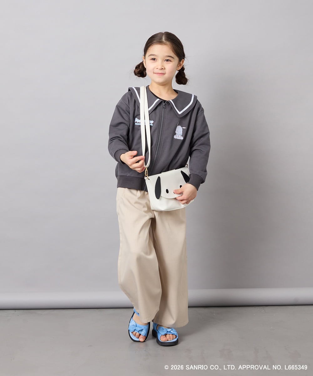 KG5ED01044 a.v.v KIDS(アー・ヴェ・ヴェ) 【数量限定】[シナモロール／ポチャッコ]お顔ショルダーバッグ アイボリー