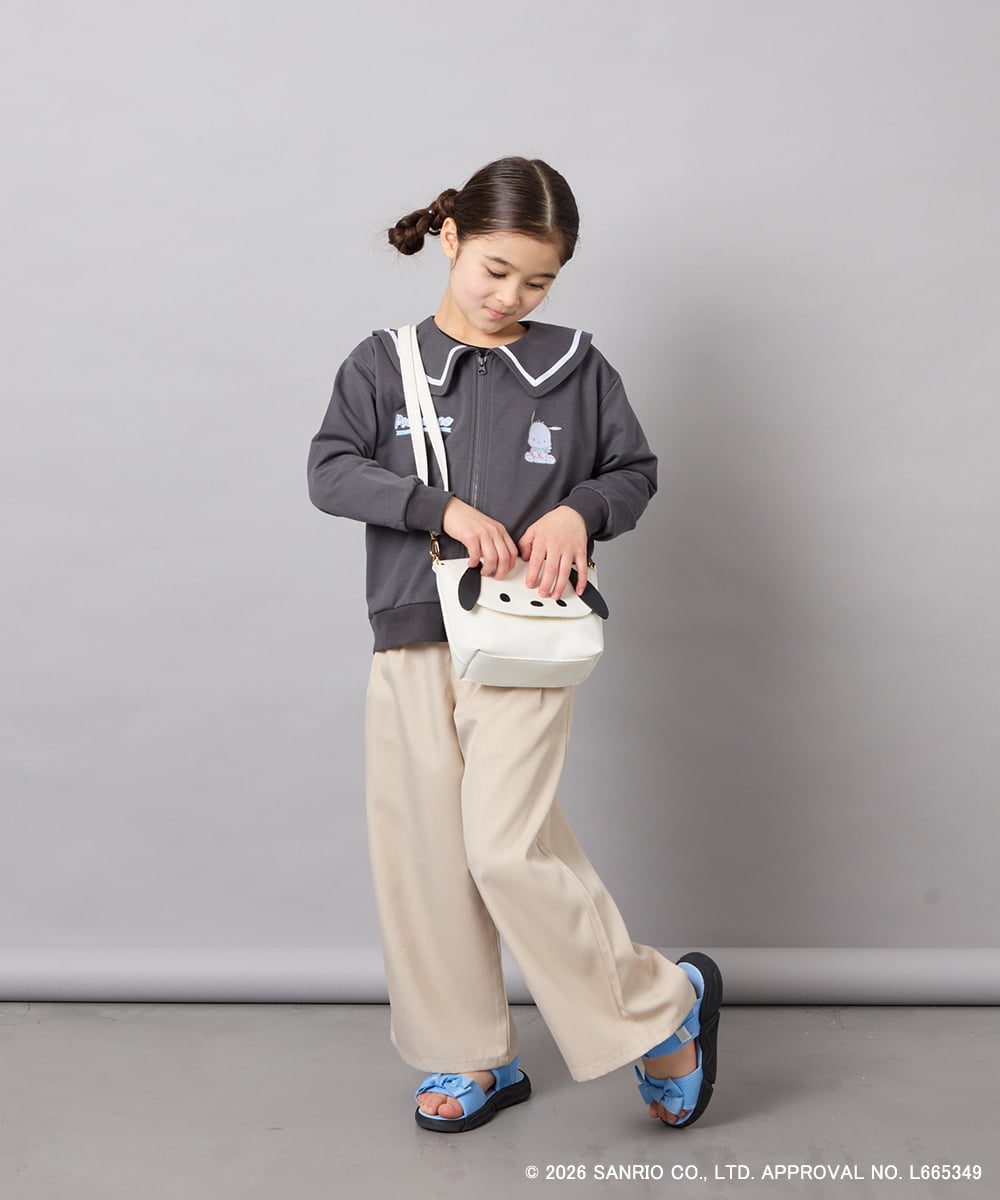 KG5ED01044 a.v.v KIDS(アー・ヴェ・ヴェ) 【数量限定】[シナモロール／ポチャッコ]お顔ショルダーバッグ アイボリー