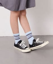 KGLGD10014 a.v.v KIDS(アー・ヴェ・ヴェ) 【19-21/22-24cm】【3点セット】アソートソックス ライトブルー