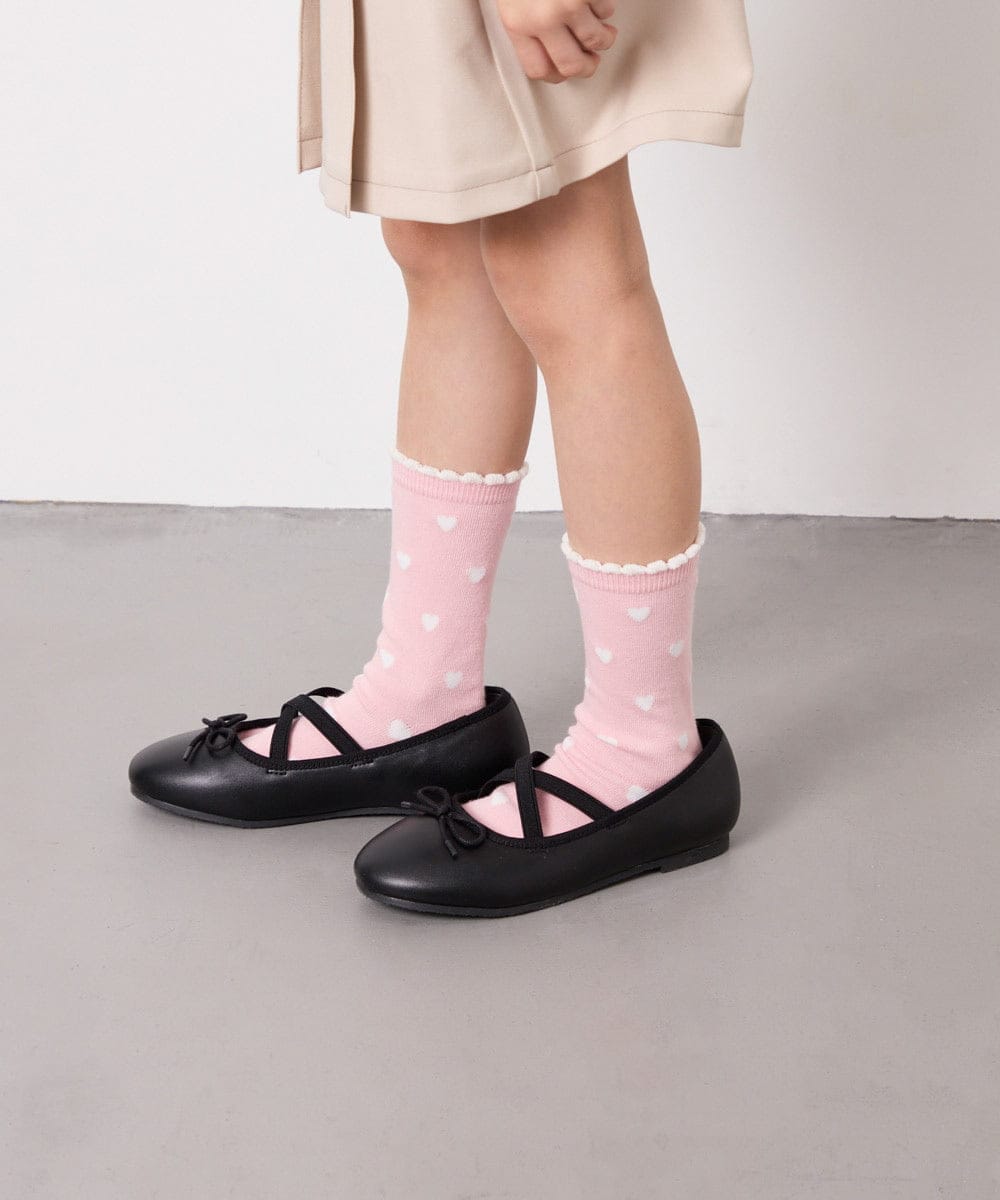 KGLGD11014 a.v.v KIDS(アー・ヴェ・ヴェ) 【19-21/22-24cm】【3点セット】アソートソックス ピンク