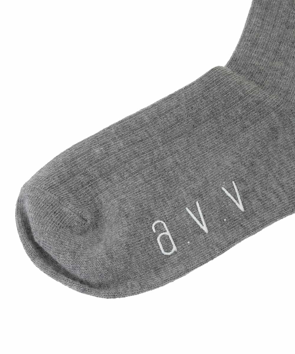 KGLGD14009 a.v.v KIDS(アー・ヴェ・ヴェ) 【19-21/22-24cm】サイドリボンニーハイ グレー