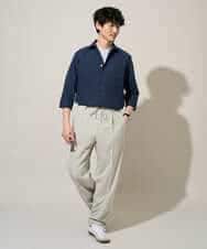KHBGD30054 a.v.v MEN(アー・ヴェ・ヴェ) 累計15,000枚販売！リネン混シャツ【接触冷感 / 速乾/ストレッチ / イージーケア / 洗濯機で洗える】 ラベンダー