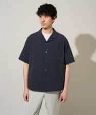 KHBGD78049 a.v.v MEN(アー・ヴェ・ヴェ) <新色&再入荷> ＼夏に嬉しい機能全部付き／　リライト オープンカラーシャツ ダークグレー