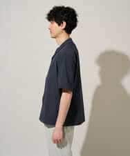 KHBGD78049 a.v.v MEN(アー・ヴェ・ヴェ) <新色&再入荷> ＼夏に嬉しい機能全部付き／　リライト オープンカラーシャツ ダークグレー