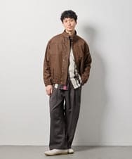 KHBJD09069 a.v.v MEN(アー・ヴェ・ヴェ) ＼秋に着たい、大人の柄シャツ／ペインター柄ワイドシルエットシャツ【イージーケア/洗濯機で洗える/速乾/毛玉になりにくい】 ダークグレー