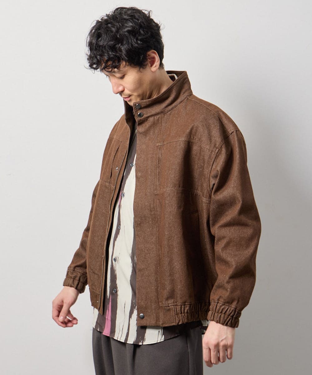 KHBJD09069 a.v.v MEN(アー・ヴェ・ヴェ) ＼秋に着たい、大人の柄シャツ／ペインター柄ワイドシルエットシャツ【イージーケア/洗濯機で洗える/速乾/毛玉になりにくい】 ダークグレー