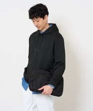 KHBJD65069 a.v.v MEN(アー・ヴェ・ヴェ) ＼ほどよい光沢で、大人っぽく／ワンサイズピンストライプドルマンシャツ【イージーケア/洗濯機で洗える/シワになりにくい/ストレッチ】 ピンク