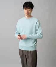 KHFED20059 a.v.v MEN(アー・ヴェ・ヴェ) ＼初秋におすすめ／【洗濯機で洗える】タックメッシュクルーネックカットソー ホワイト