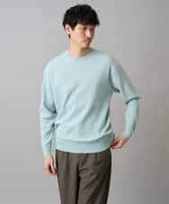 KHFED20059 a.v.v MEN(アー・ヴェ・ヴェ) ＼初秋におすすめ／【洗濯機で洗える】タックメッシュクルーネックカットソー ホワイト