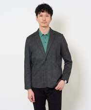 KHFJD72069 a.v.v MEN(アー・ヴェ・ヴェ) ＼1枚で程よく上品に／コットンライクポリエステルニットポロ【洗濯機で洗える】 ネイビー