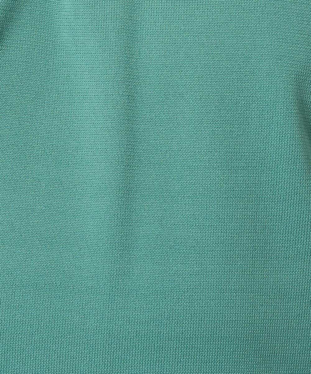 KHFJD72069 a.v.v MEN(アー・ヴェ・ヴェ) ＼1枚で程よく上品に／コットンライクポリエステルニットポロ【洗濯機で洗える】 ネイビー
