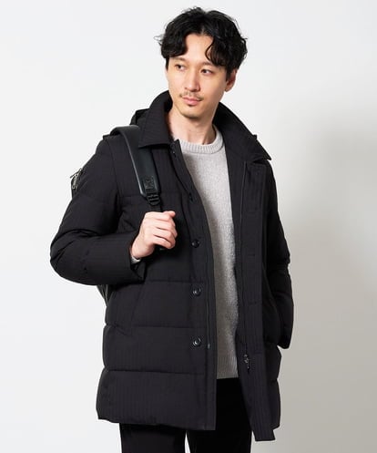 KHJAG07239 a.v.v MEN 2WAY ヘリンボーンダウンコート