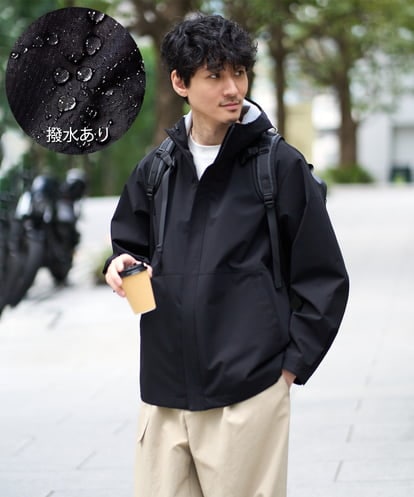 KHJED01109 a.v.v MEN ＼去年の人気No.1ジャケット／　SORONAラミネートコーティングマウンテンパーカー【撥水・防風・花粉防止・ストレッチ】