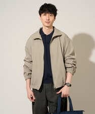 KHJED07129 a.v.v MEN(アー・ヴェ・ヴェ) ジップアップスタンドカラーブルゾン ベージュ