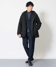 KHJKD72129 a.v.v MEN(アー・ヴェ・ヴェ) 【スマート/イージーケア/洗濯機で洗える/ストレッチ】コールダブルフェイスストレッチスマートジャケット ネイビー
