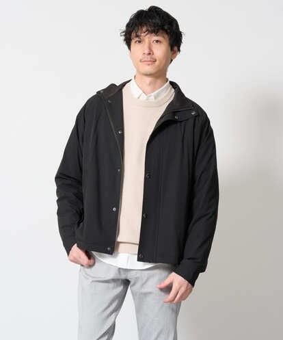 KHJLD29149 a.v.v MEN 【イージーケア/洗濯機で洗える/撥水/毛玉になりにくい/ストレッチ】ウラメッシュナイロンストレッチスタンドブルゾン