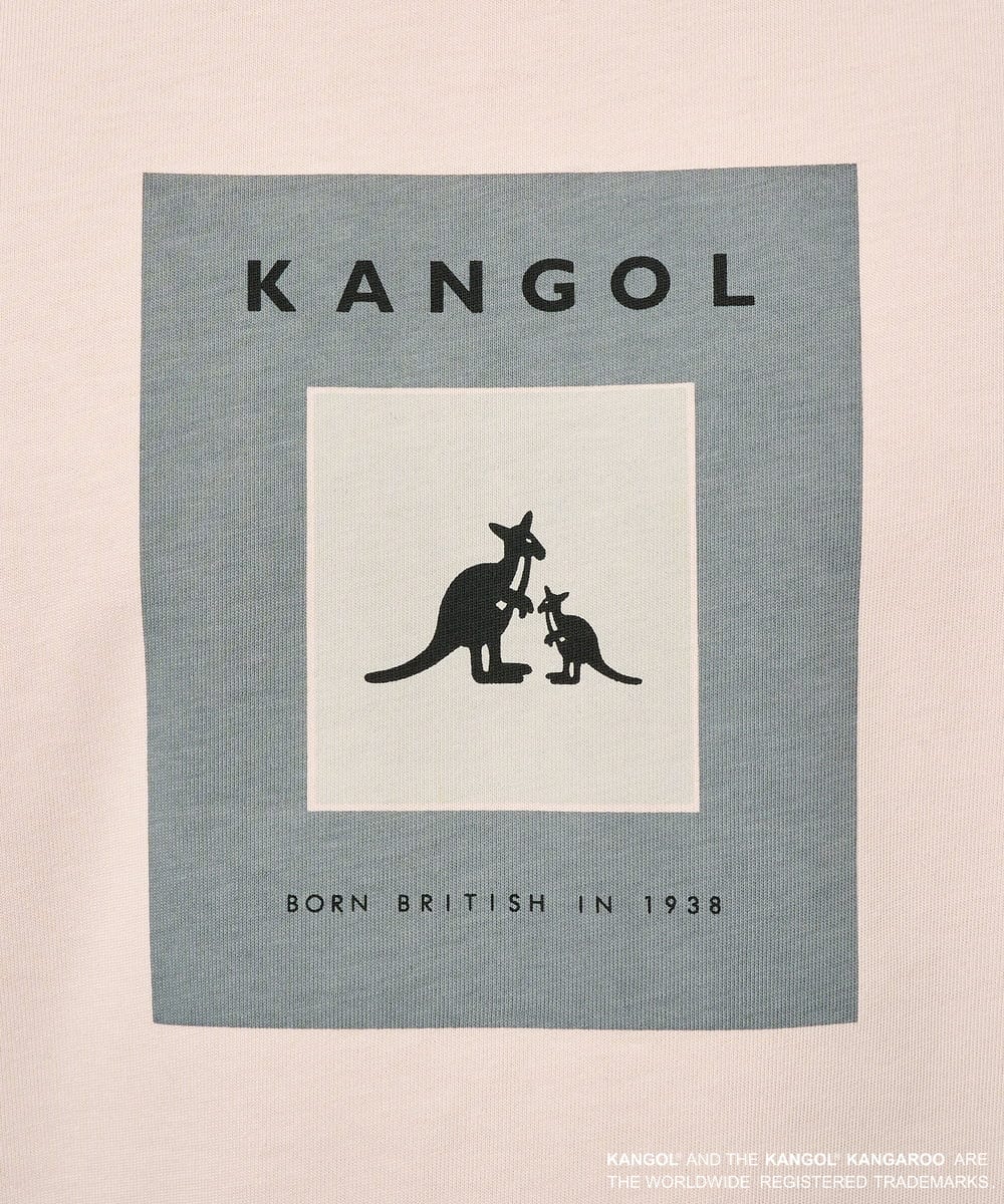 KHKGD16059 a.v.v MEN(アー・ヴェ・ヴェ) 【コラボ/接触冷感】ＫＡＮＧＯＬスクエアプリントロングシルエットカットソー ピンク